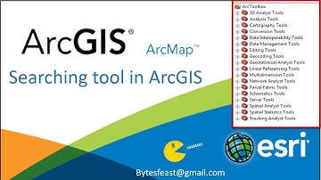 ArcGIS Tips and Tricks - Find Tools in ArcGIS - ArcGIS Search Tool - ArcGIS Tutorial for Beginners
