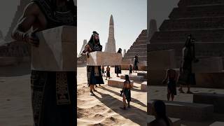 Celebrity Al-generated video showcasing how the Ancient Egyptians built the pyramids Wealth