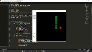 Python Tkinter snake game || how to make snake game in python