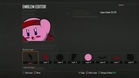 Kirby Black Ops 2 Emblem Editor