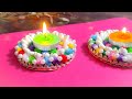 दिया स्टैंड 🪔 Tea light candle holder for home decoration / Candle Stand / Diwali Decoration ideas🎊