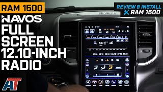 2019-2022 RAM 1500 Navos Full Screen 12.10-Inch OE-Style Radio Review & Install screenshot 2