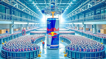 How RED BULL Is Made: Inside the Factory Process!