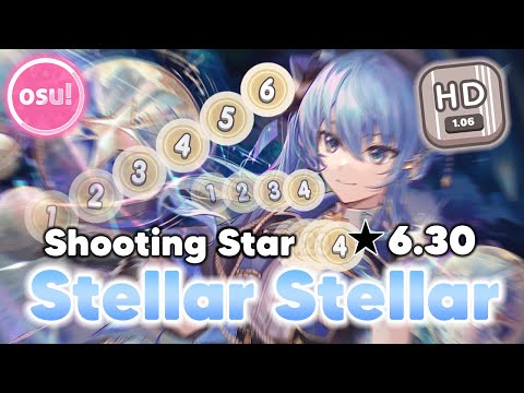 【osu!】I tried Stellar Stellar Ranked Highest Difficulty (𝑰 𝒇𝒂𝒊𝒍𝒆𝒅) || ft. HD