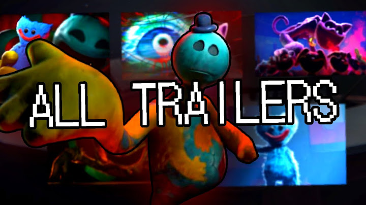 Poppy Playtime - ALL TRAILERS: Chapter 1, 2, 3, 4 - Official Game Trailer