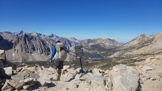 PCT Thruhike: Section 20 (Kearsarge Pass to Kennedy Meadows South)