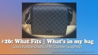 Louis Vuitton District PM Damier Graphite and New Release 4 Key Holder 