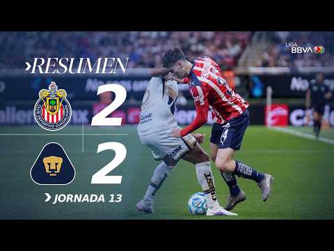 Chivas le empata en el último minuto a Pumas