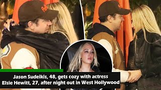 Jason Sudeikis 48 gets cozy with actress Elsie Hewitt 27, after night out in West Hollywood, SUNews