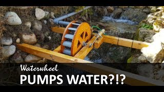Water Pumping Waterwheel