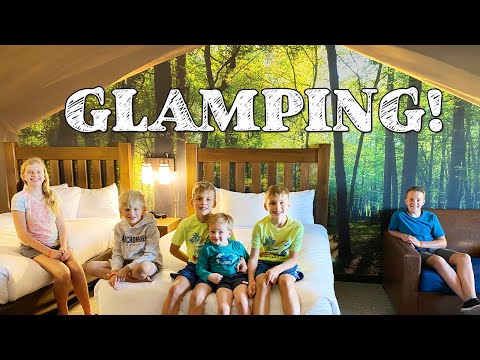 Glamping at Great Wolf Lodge!