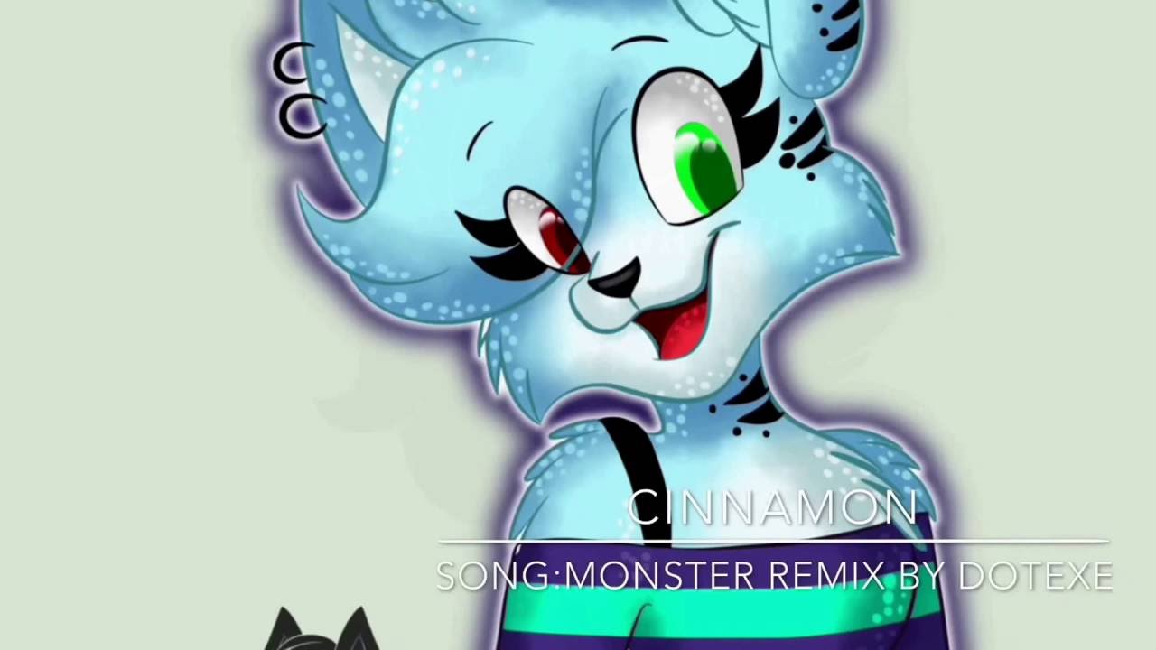 Fnaf fan character Cinnamon sings monster remix YouTube