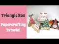 Triangle Box | Papercrafting Tutorial | The Stamps of Life