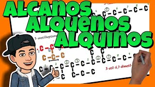 🔴 ALCANOS, ALQUENOS y ALQUINOS | Nomenclatura y formulación orgánica