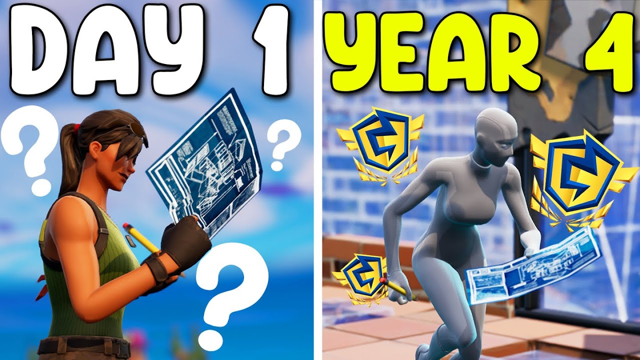 4 Years of Competitive Fortnite Progression.. YouTube