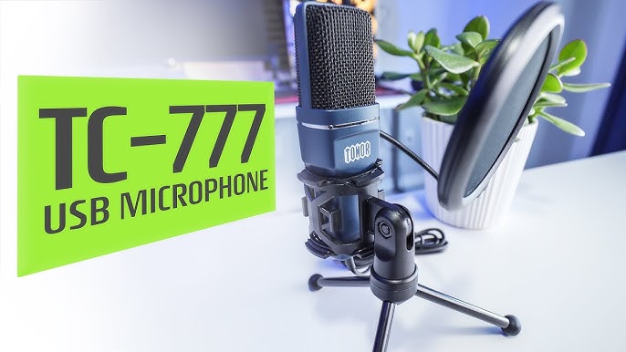 TONOR USB Gaming Microphone, PC Streaming Mic Kit for PS4/5/Discord/Twitch  Gamer, Condenser Studio Cardioid Microfono for Podcasting, Recording