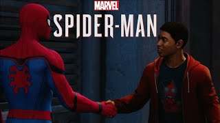 PETER TEACHES MILES HOW TO FIGHT (MARVLE'S SPIDER-MAN) PS4