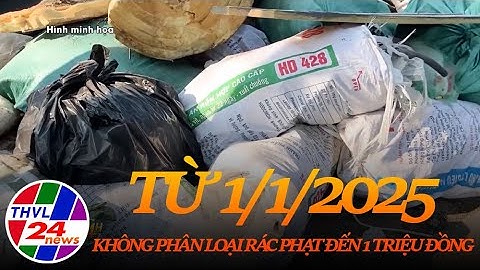 Từ 1/1/2025, không phân loại rác phạt đến 1 triệu đồng