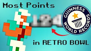 World record for most point in a RETRO BOWL game!!!
