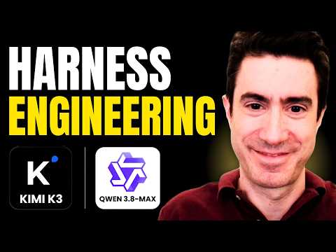 Harness Engineering Crash Course in 14 Min | With Kimi K3 & Qwen 3.8-Max