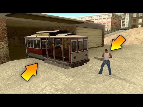 Видео: Что будет если угнать и сохранить ТРАМВАЙ в GTA: San Andreas ?!