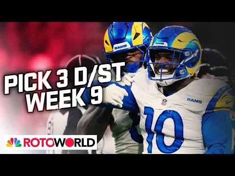 Jaguars, Rams, Packers, top Defense (D/ST) Start 'Em/Sit 'Em for Week 9 | Rotoworld | NFL on NBC