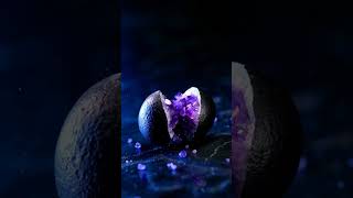 Amethyst Geode Cracked Open 💎⚒️ #asmr