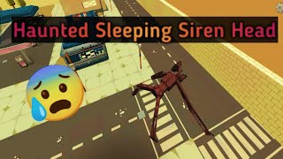 Haunted Sleeping Siren Head 😰 Chicken gun