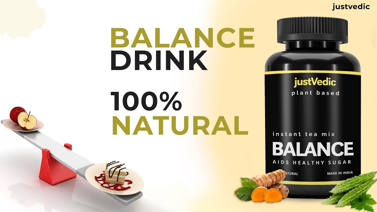 Justvedic Diabetes Friendly Drink Mix to Support with Sugar Levels 