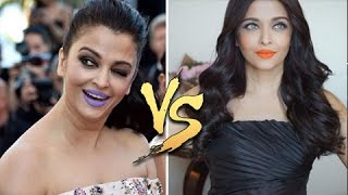 Aishwarya Rai PURPLE LIPS v/s ORANGE LIPS | Cannes 2017 | Cannes 2016