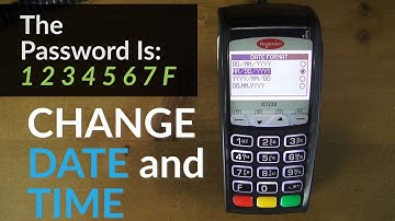 Ingenico iCT220 Terminal: How to Change the Date and Time