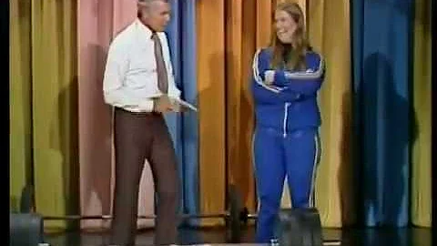 Johnny Carson lifts weights 1978