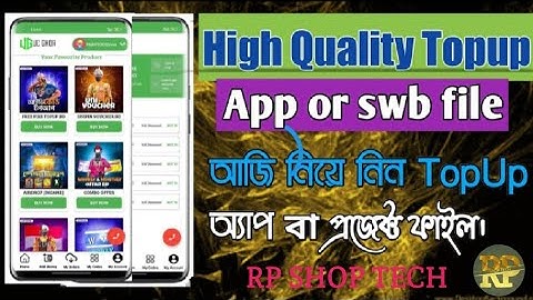 Free Fire New Swb Project | Diamond Top up App | Sketchware Pro | swb file | |#swb #file #bd #app