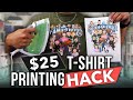 How to print tshirts from home with a 25 budget