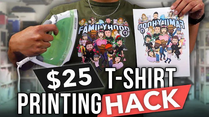 Print Professional T-Shirts at Home on a $25 Budget