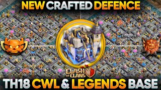TH18 Best CWL & Legends Base Layouts 2026 🏆 | Anti 3-Star War Base | Clash of Clans