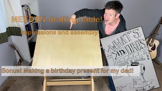 MEEDEN drafting table! Review and setup screenshot 4