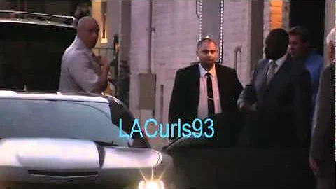 David and Victoria Beckham leave Jimmy Kimmel Live...