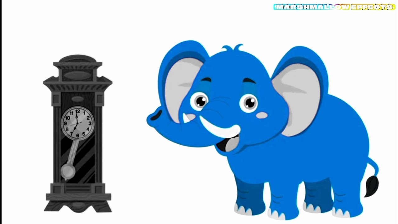 Хикори Дикори Док || Слон с детским личиком хочет поиграть с тобой