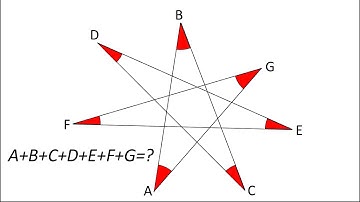 Find the sum of all angles of seven pointed star?