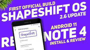 ShapeShift OS 2.6 Official Rom For Redmi Note 4 | Android 11 | Install & Full Review