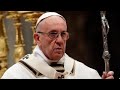 Pope celebrates Christmas Eve Mass at the Vatican The Catholic faithful flock to St. Peter's Basilica to see the pontiff.