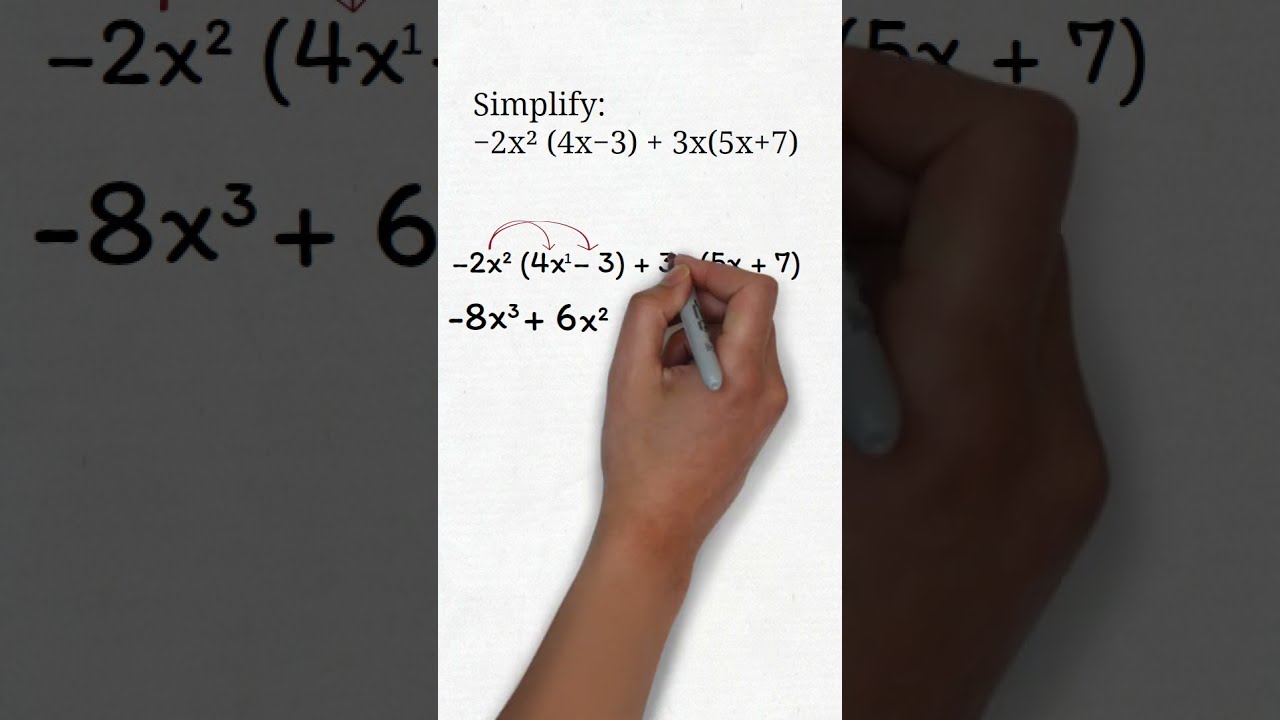 GED Math TEST PREP Question 1 Simplify Expression