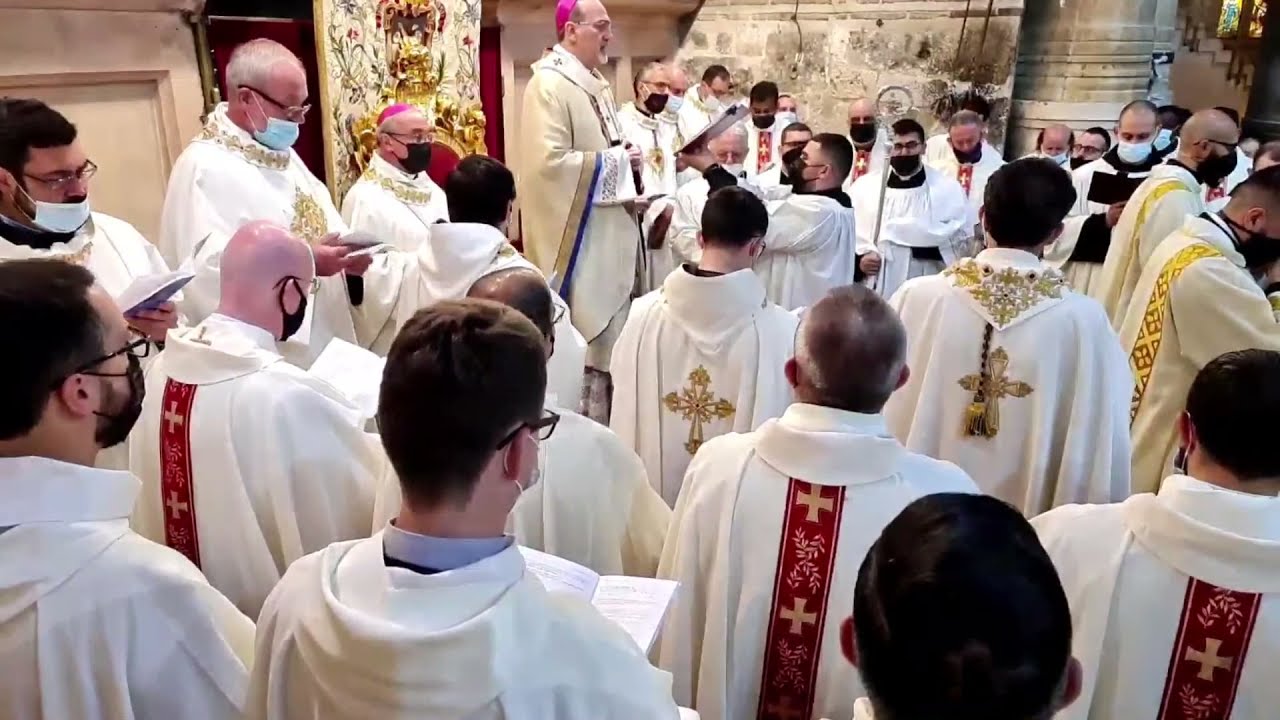 Mass of Coena Domini and blessing of the Holy Oils at the Holy Sepulcher | Jerusalem