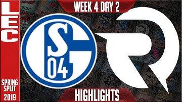 S04 vs OG Highlights | LEC Spring 2019 Week 4 Day 2 | Schalke 04 vs Origen