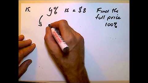 Solving percentage problems with the unitary method Ex 5K