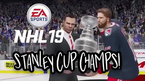 NHL 19 OT Stanley Cup Win (Superstar Difficulty) New York Rangers