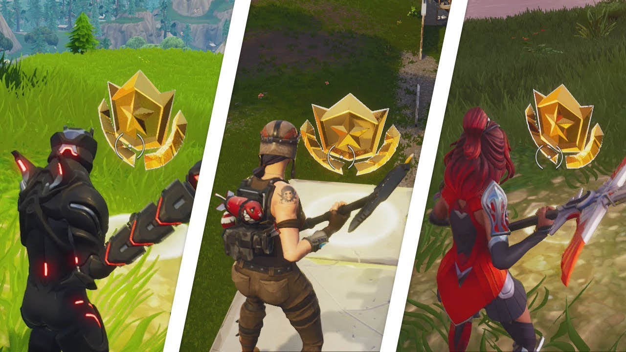 Fortnite Battle Royale All 7 Secret Hidden Battle Stars Locations