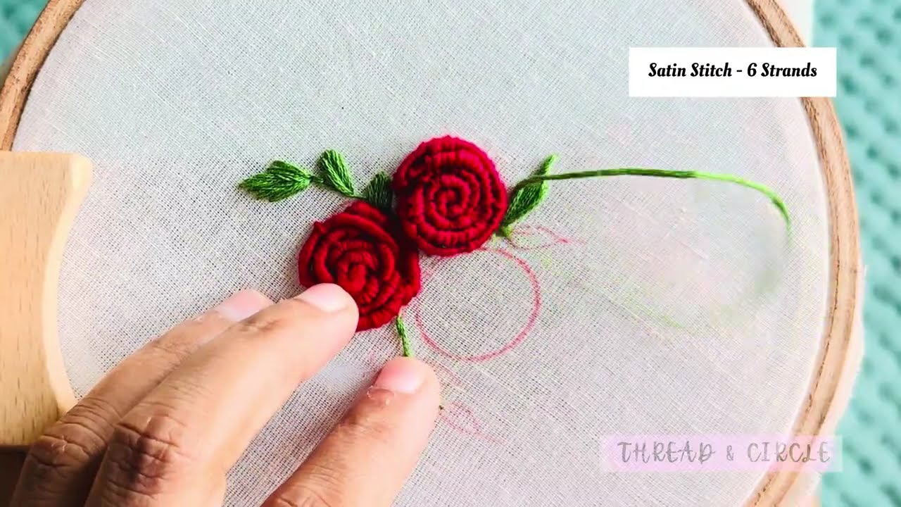 3 Beautiful Rose Embroidery Tutorials 🌹 | Bullion Stitch, Woven Picot & Brazilian Rose