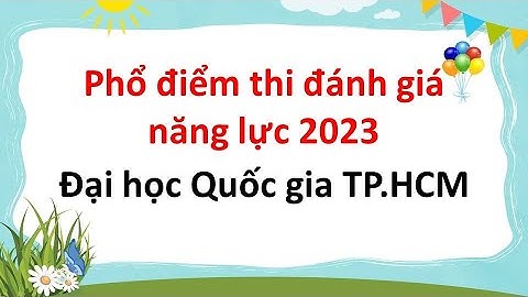 Điểm đánh giá năng lực 2023